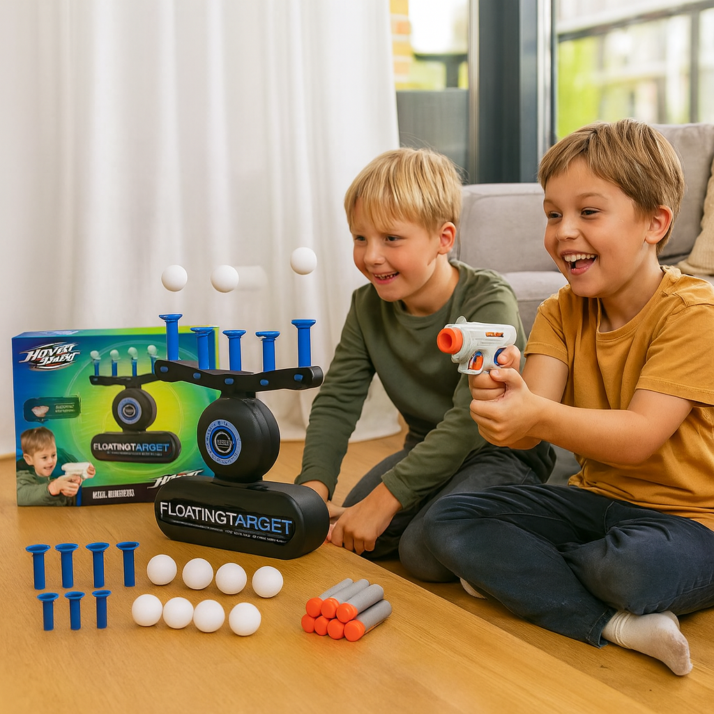 FlydendeMål™ | Sjov & Lærerig Skydetræning for Børn