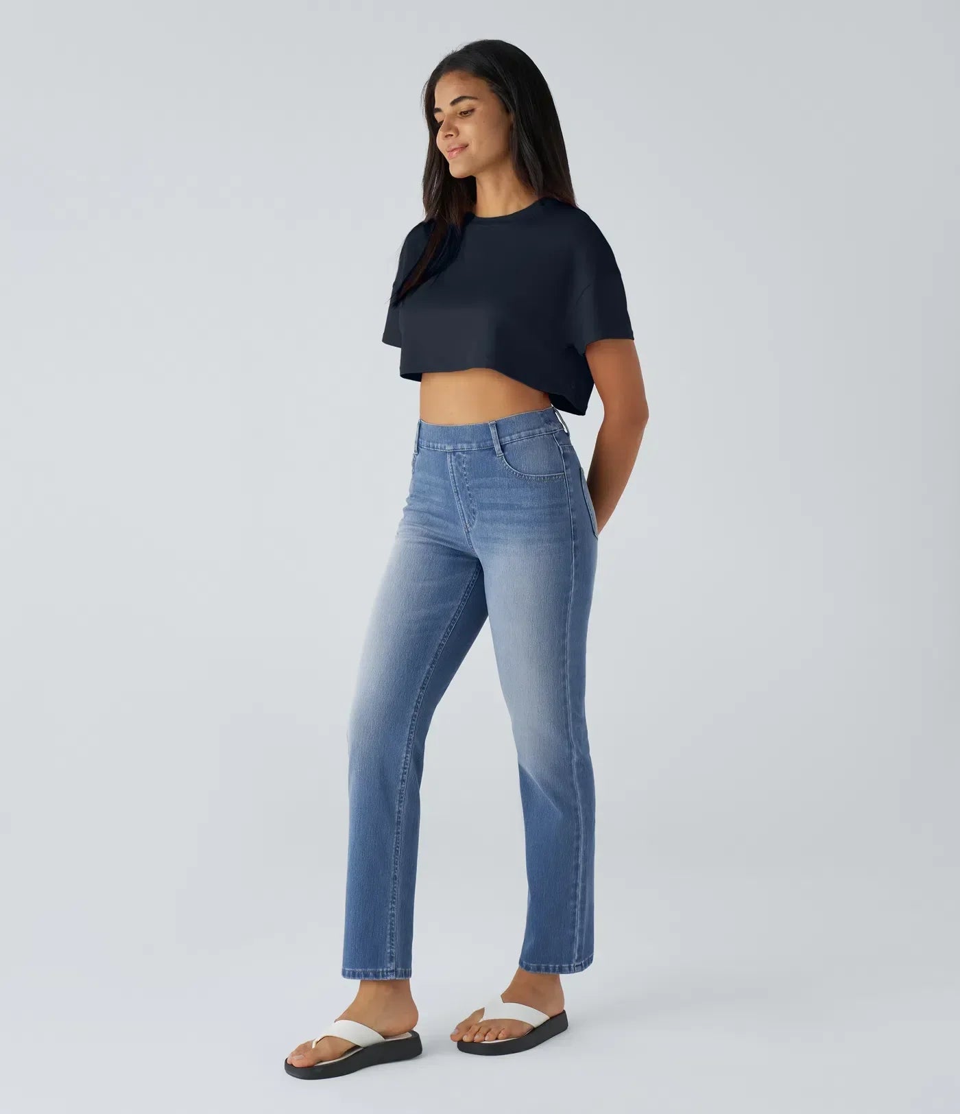 FlexiFit Jeans™ - Strækbare og komfortable bukser med høj talje