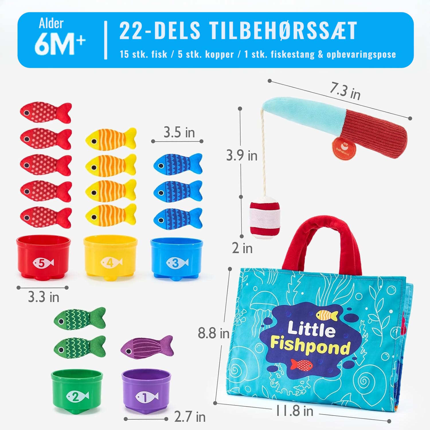 MiniFisher™ | Montessori Fisk & Sorteringslegetøj