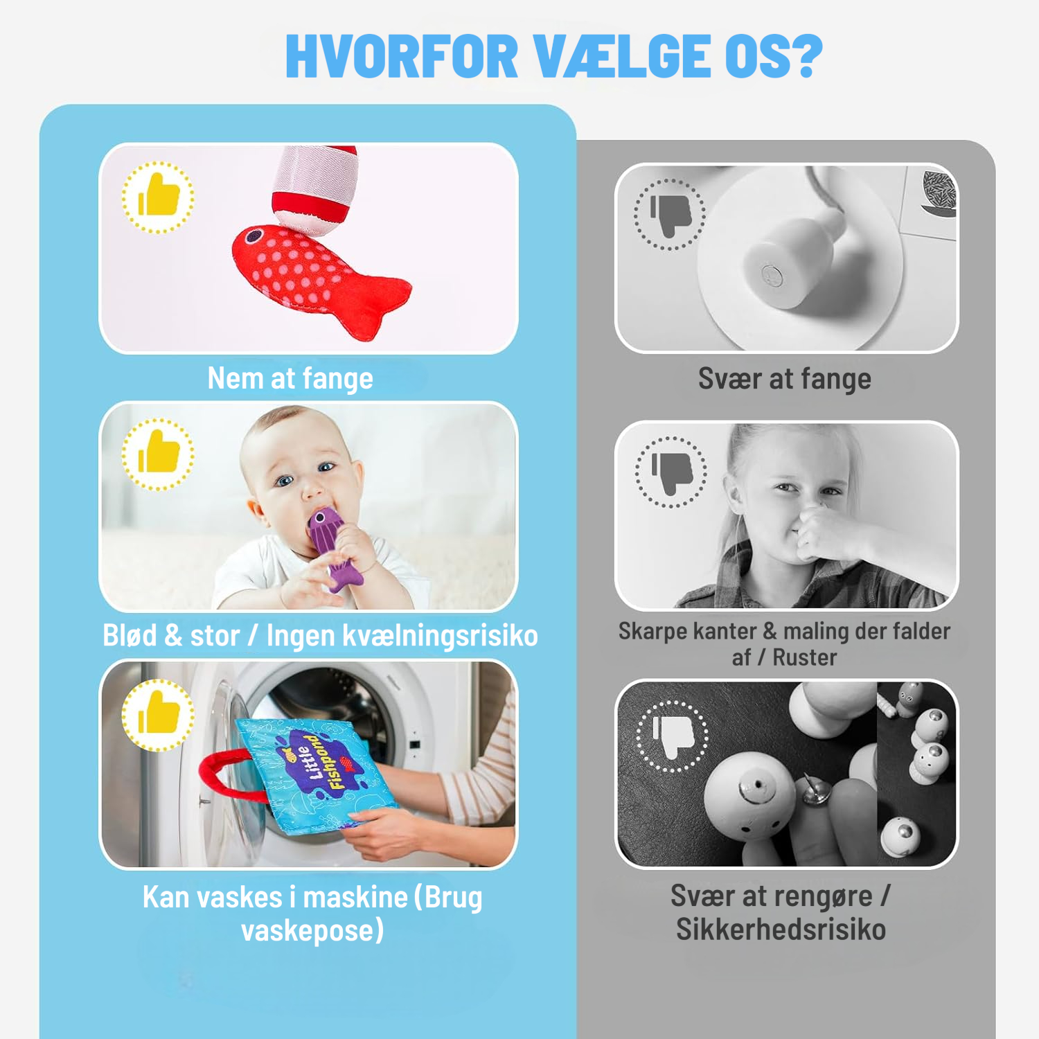 MiniFisher™ | Montessori Fisk & Sorteringslegetøj