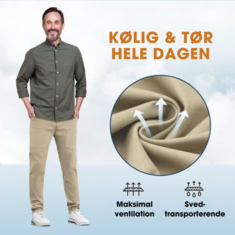 MultiPants™ - Slidstærke cargobukser med høj stræk og flere lommer