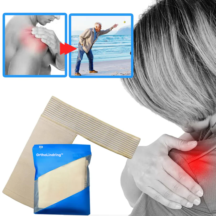 OrthoLindring™ | Skulderstøtte – Medicinsk Kompression mod Skuldersmerter