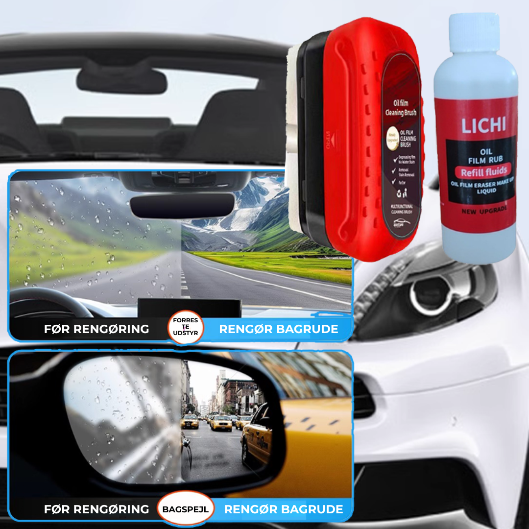 GlassCoat™ | Premium Bilglas Rense- og Beskyttelsesformel