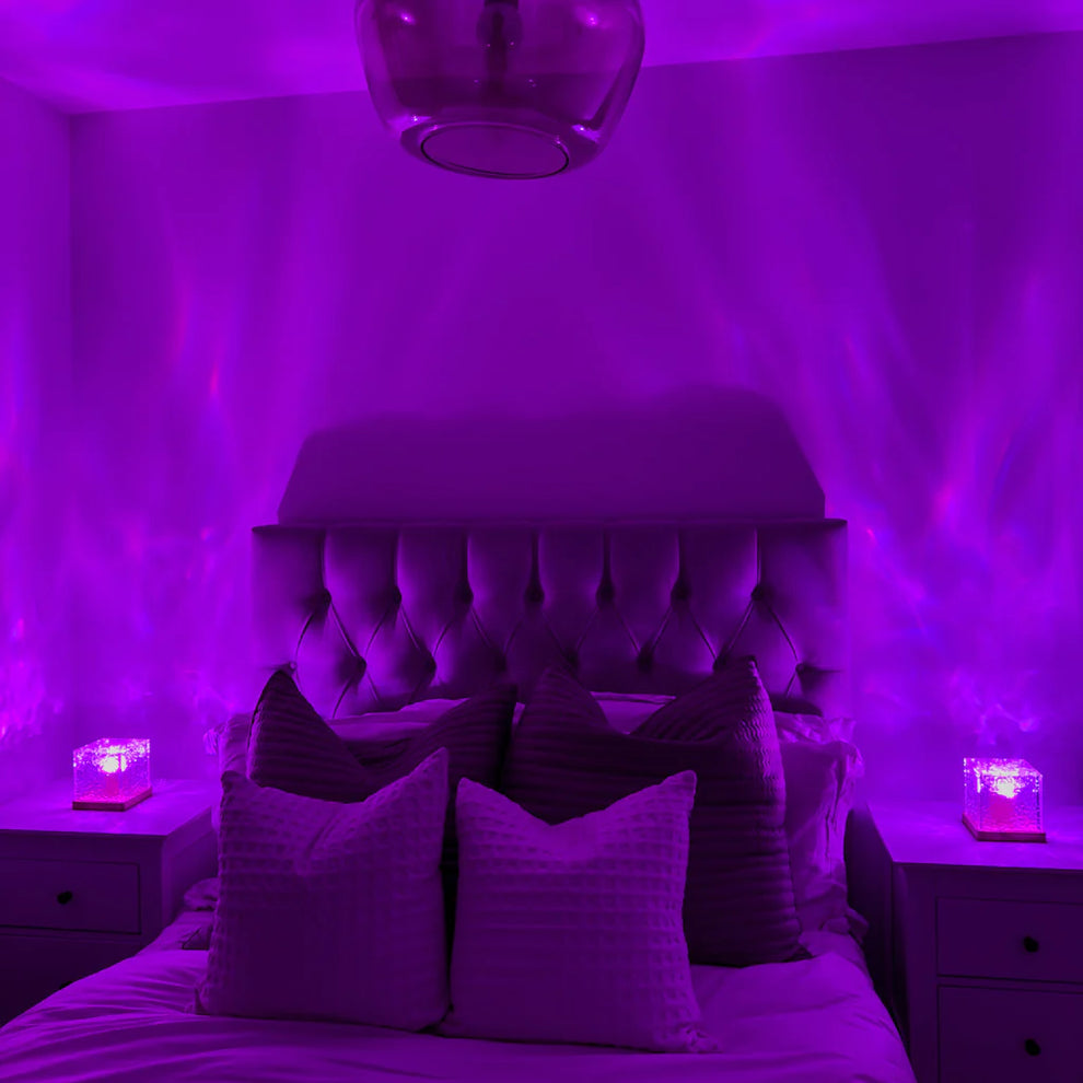 Nordlyslampen™ | Magisk LED Lampe med 16 Farver & Fjernbetjening