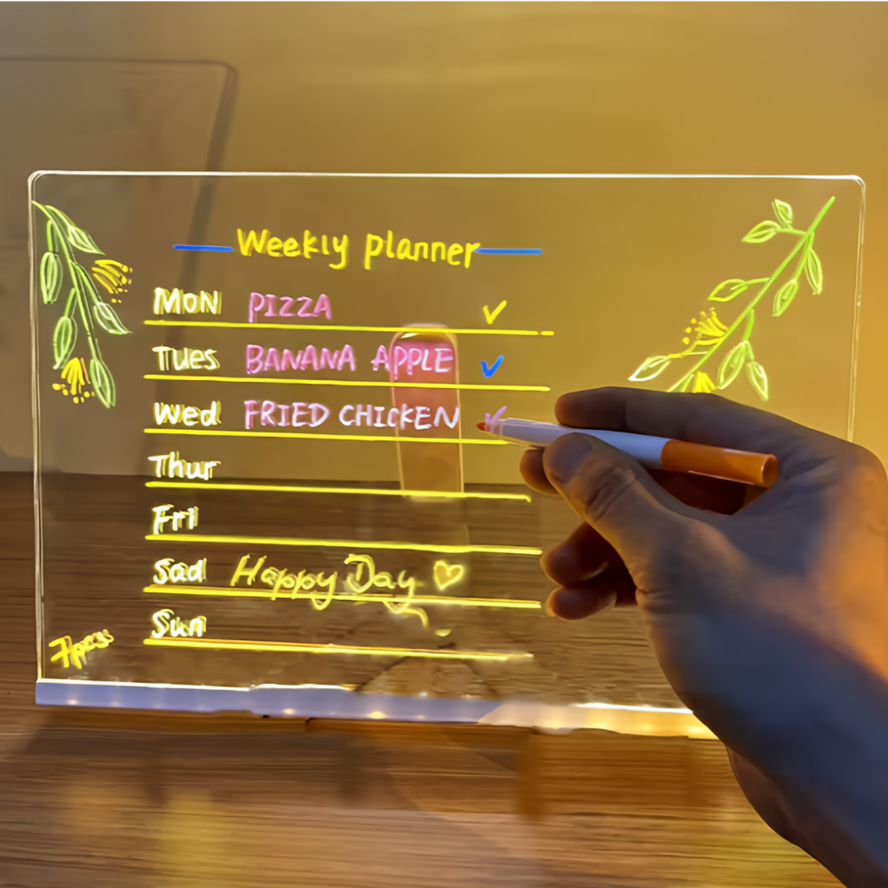 GlowKidz™ | Magisk Lys Tegnetavle – Kreativ Sjov For Børn