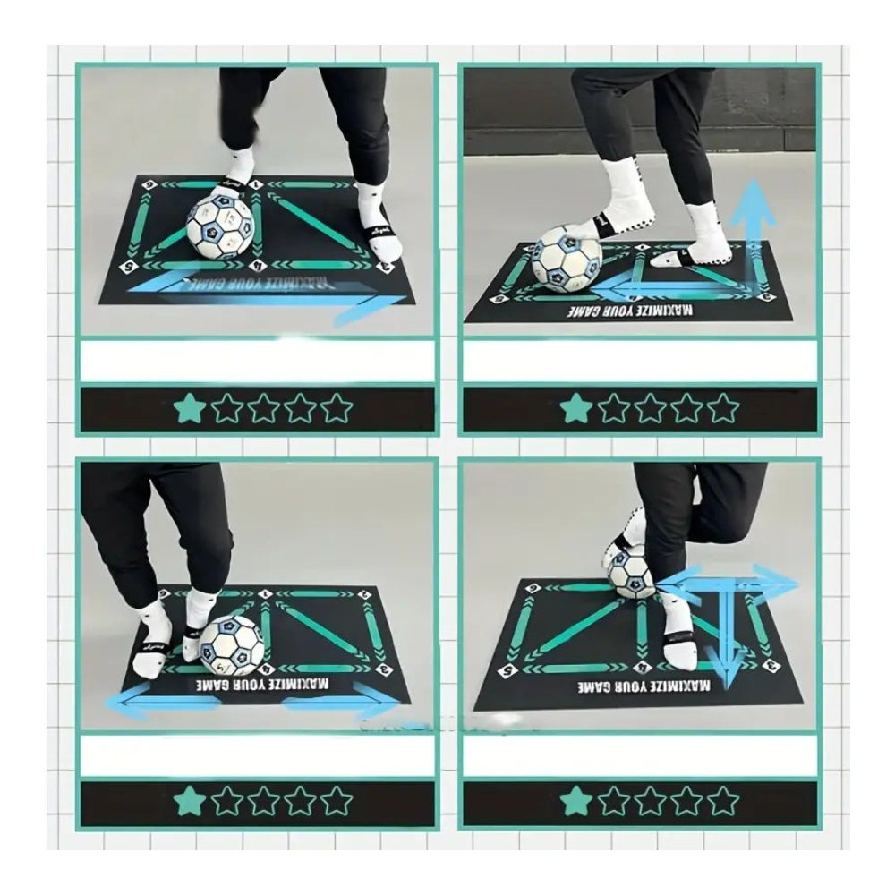 Footwork Performance Mat® - Fodboldfærdighedsmåtte til juniorer - Inklusive træningsvideoer