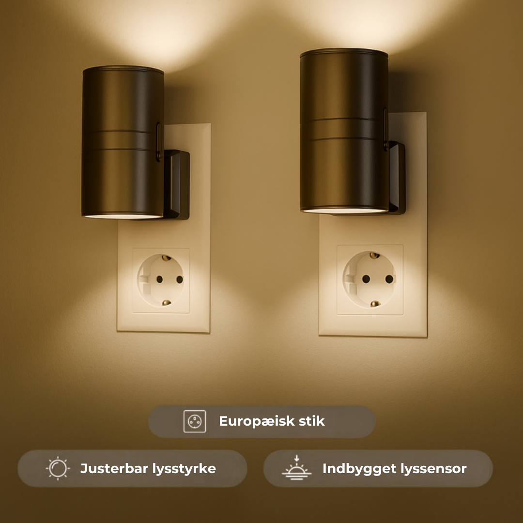 Lysia™ – Moderne LED-væglampe med varmt lys