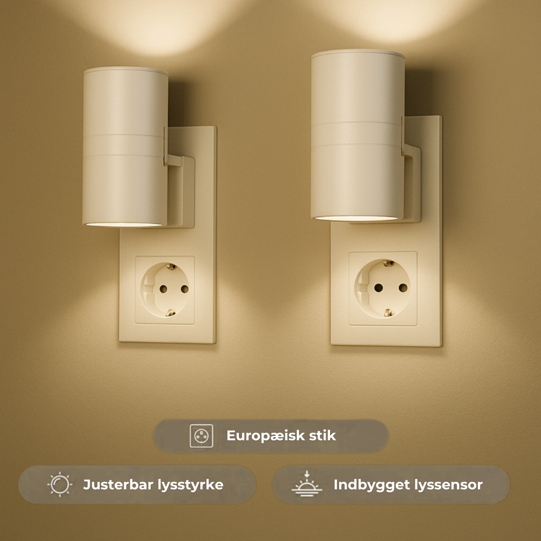 Lysia™ – Moderne LED-væglampe med varmt lys