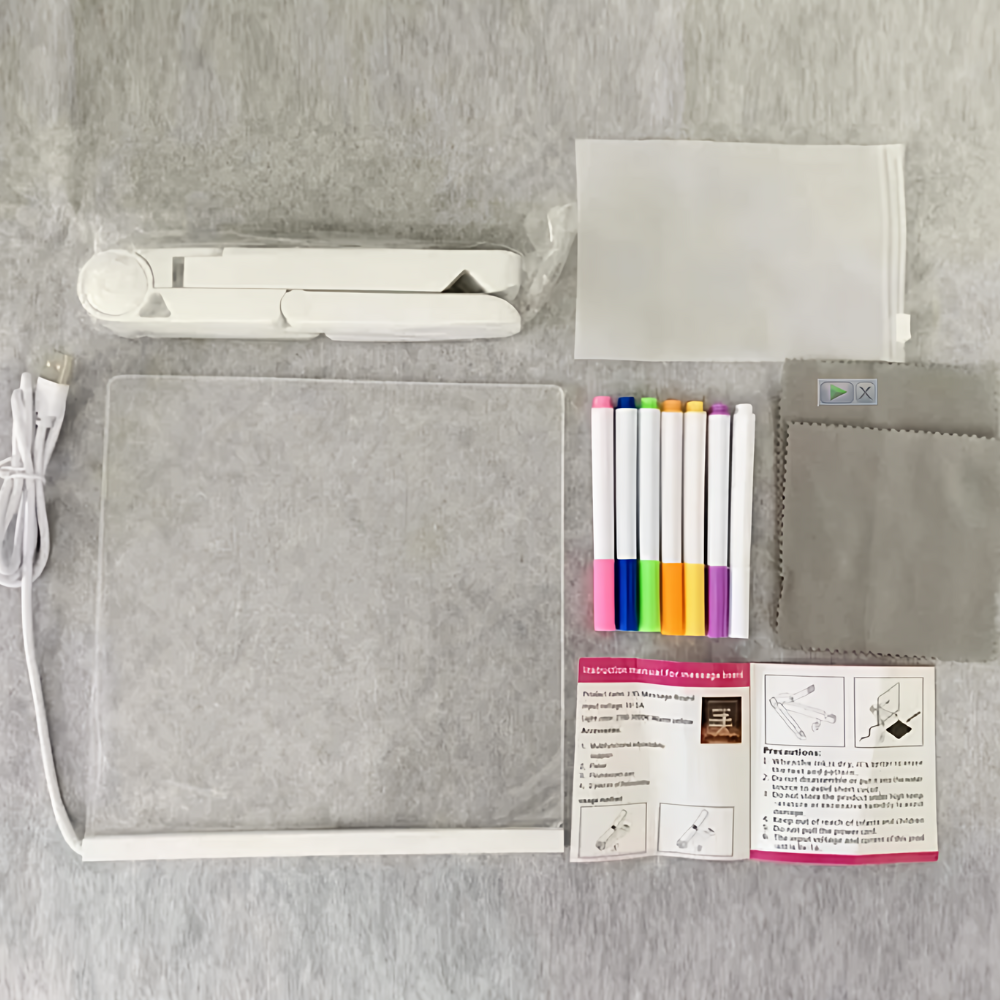 GlowKidz™ | Magisk Lys Tegnetavle – Kreativ Sjov For Børn