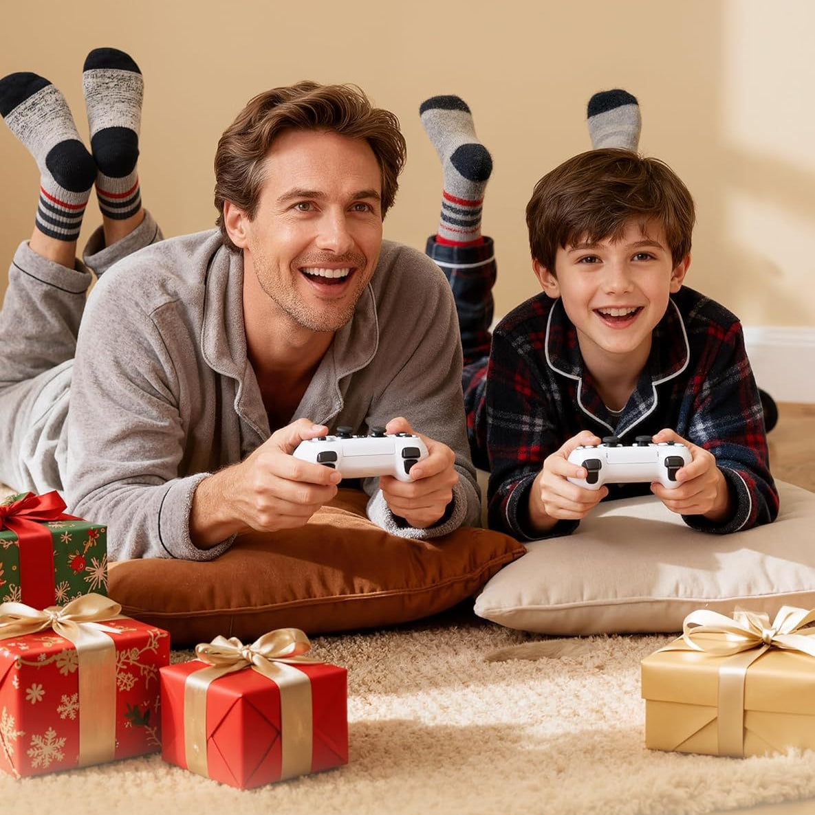 RetroBølge™ Mini GameStick – Retro Spilkonsol med 20.000+ Spil