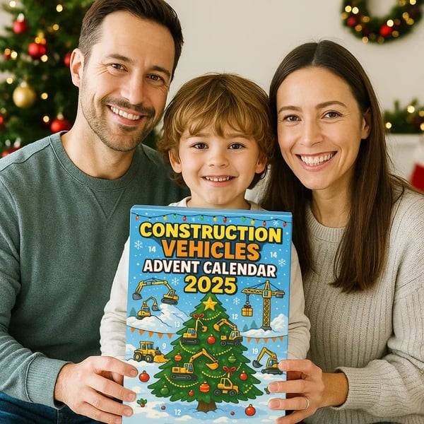 Byggekøretøjer julekalender 2025