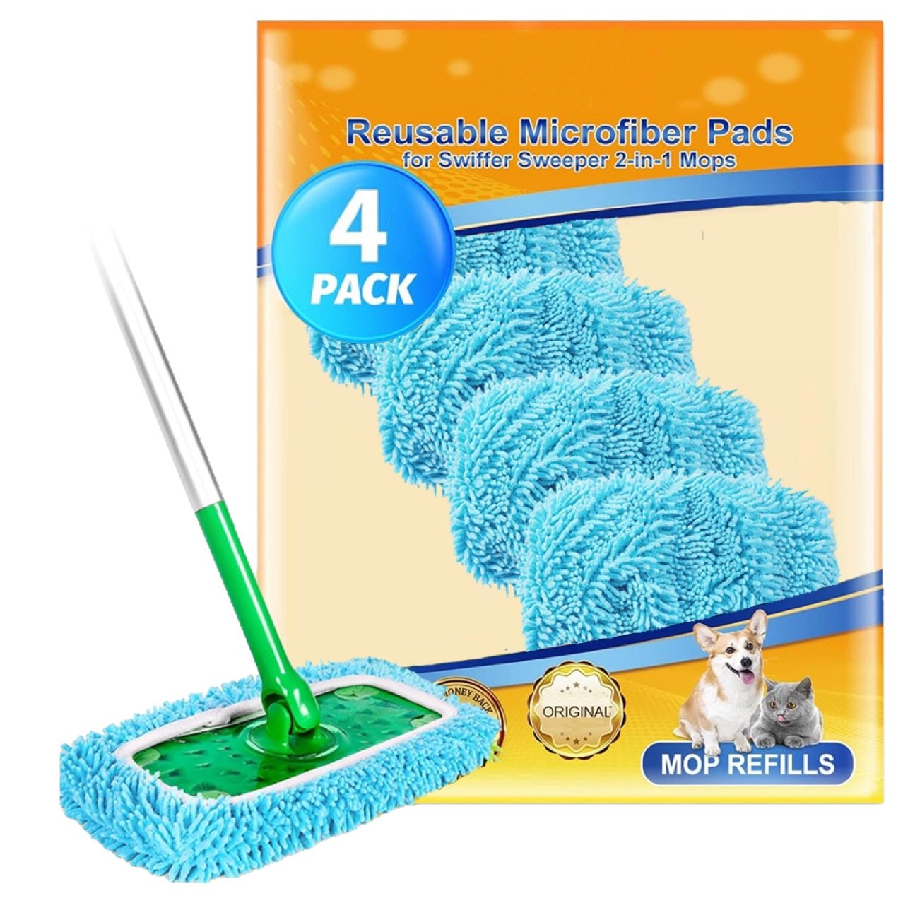 MopMate™ – Genanvendelige mikrofiber moppeklude
