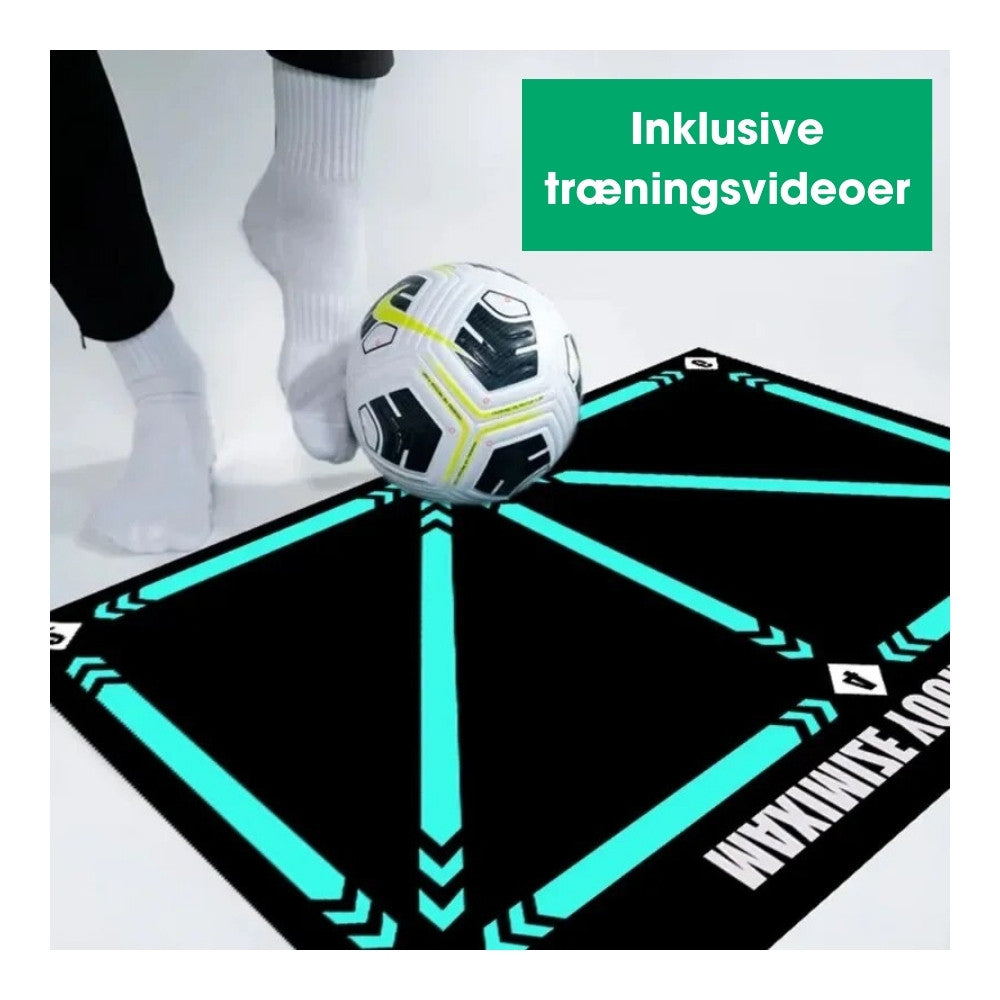 Footwork Performance Mat® - Fodboldfærdighedsmåtte til juniorer - Inklusive træningsvideoer