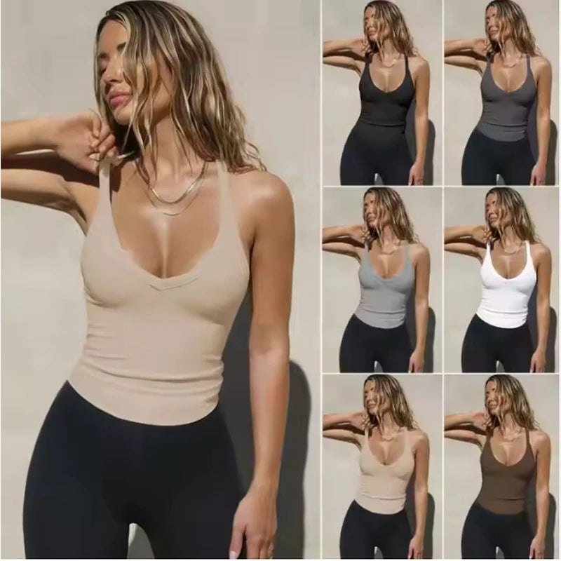 Dames V-Hals Tank Top