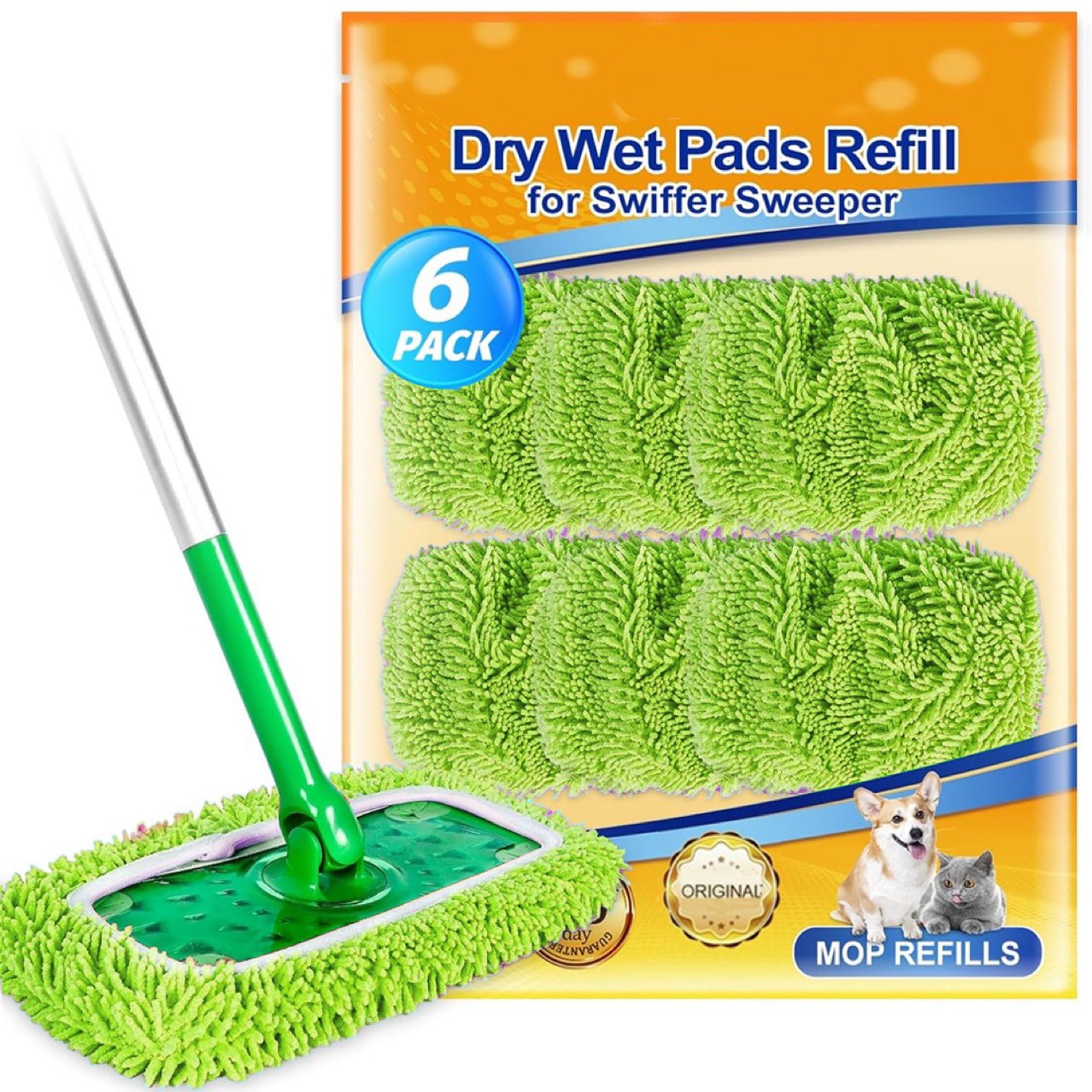 MopMate™ – Genanvendelige mikrofiber moppeklude