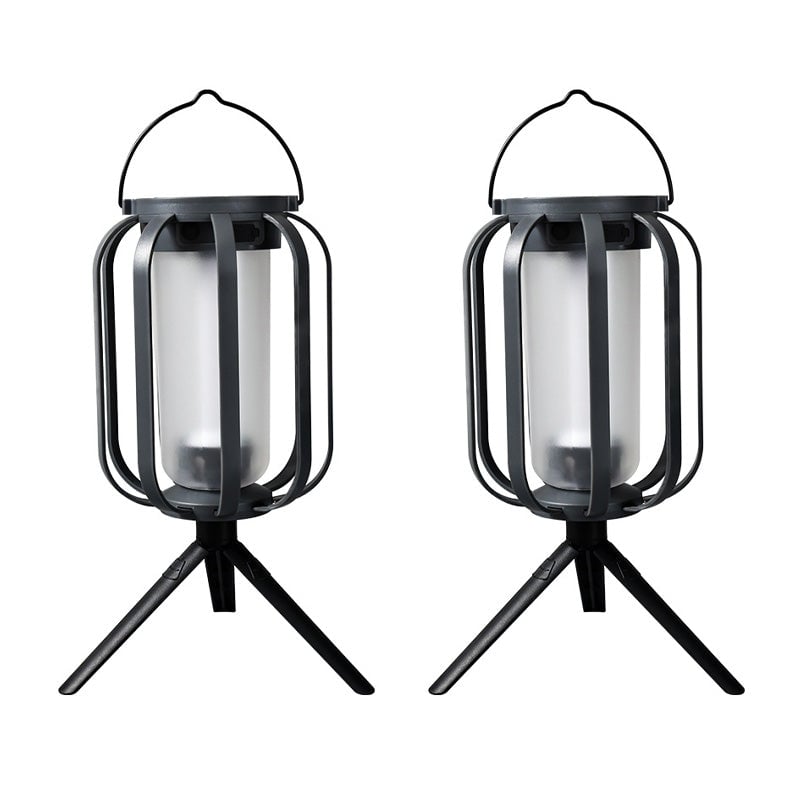 FlameGlow™ - Lampe med realistisk flammeeffekt – Opladelig via USB & solenergi