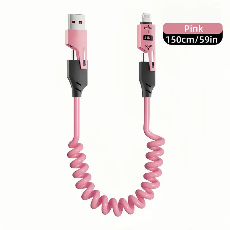 4-i-1 Udtøjeligt Opladerkabel™