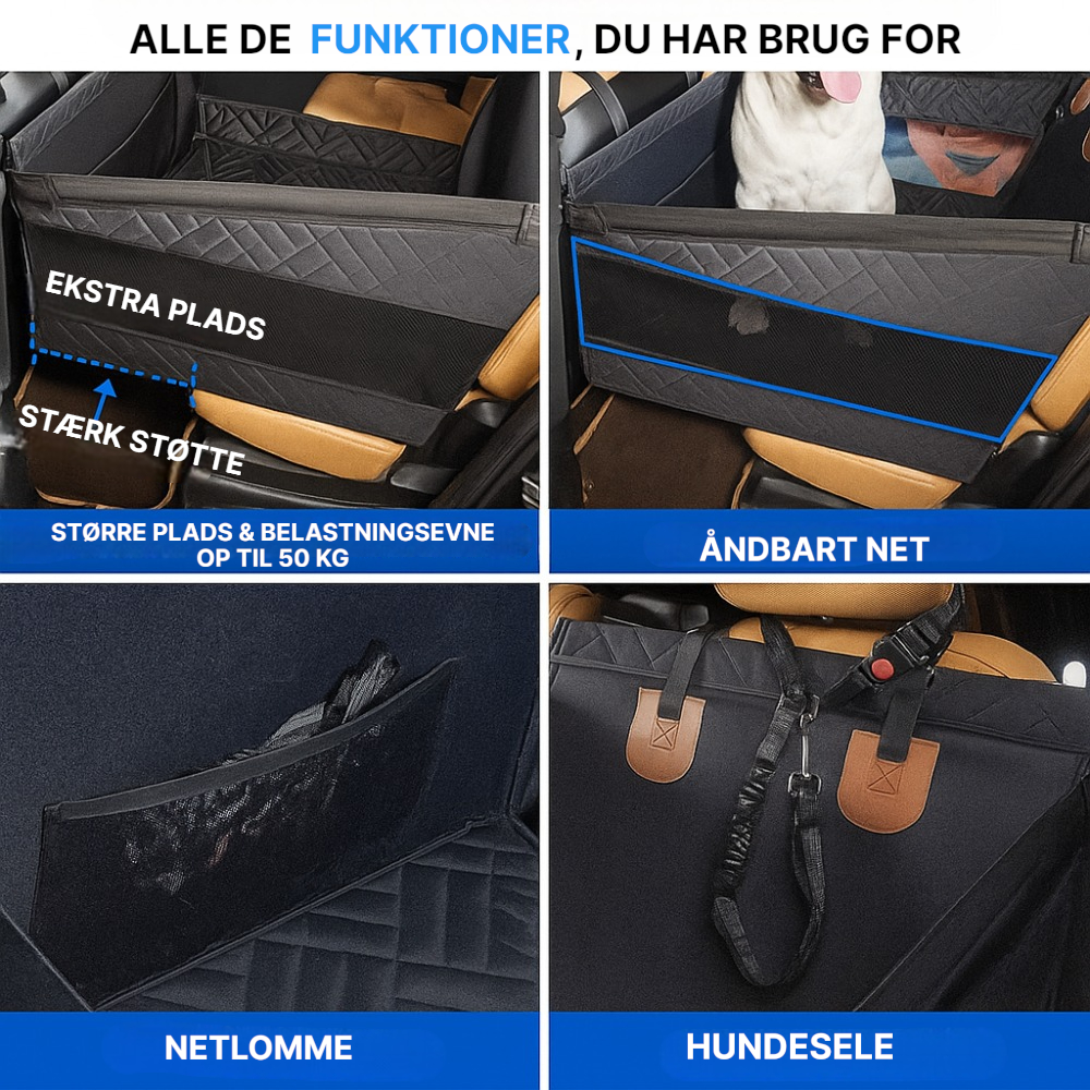 PawBridge™ | Bagsædeforlænger til hund