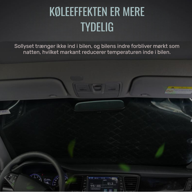 Polarskjold™ – Forrudeovertræk | Helårsbeskyttelse til Bilen