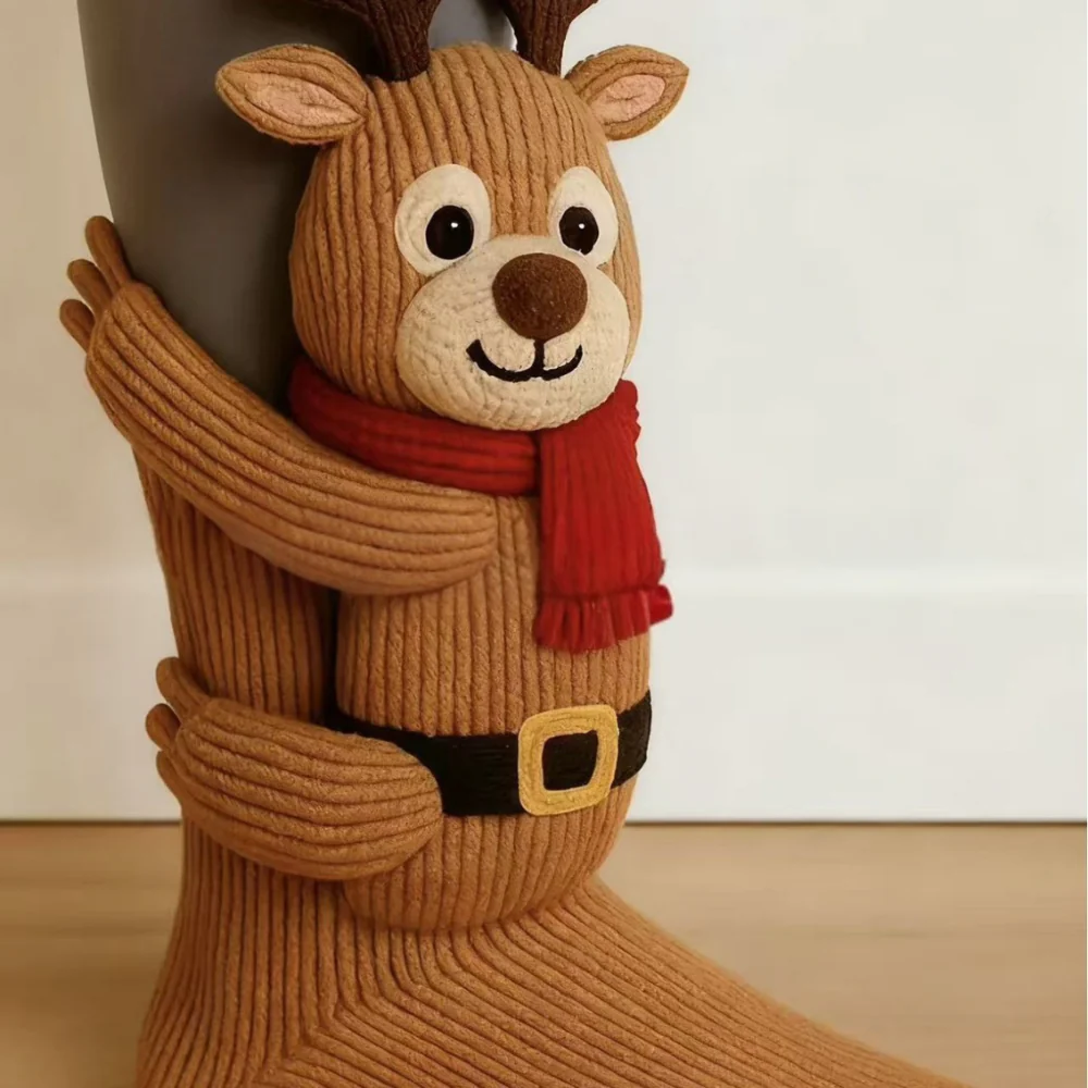 PoteHygge™ | Komfortable Sokker Med Nuttet Pote-Look