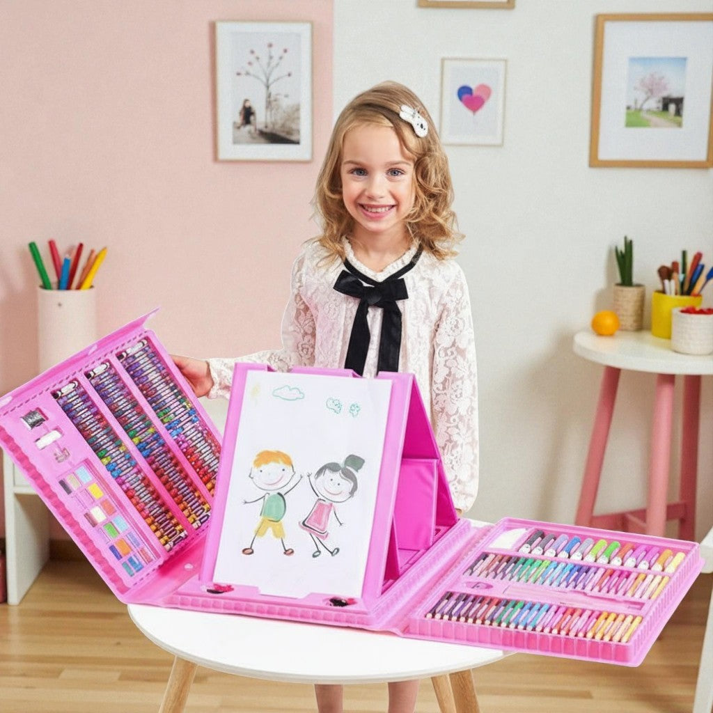 KreativitetsBoks™ | 6-i-1 Kunst- & Kreativitetssæt til Børn