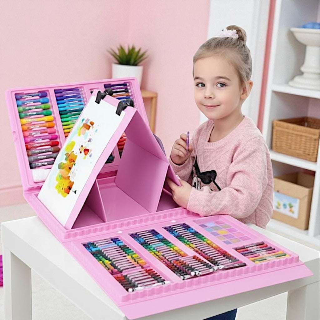 KreativitetsBoks™ | 6-i-1 Kunst- & Kreativitetssæt til Børn