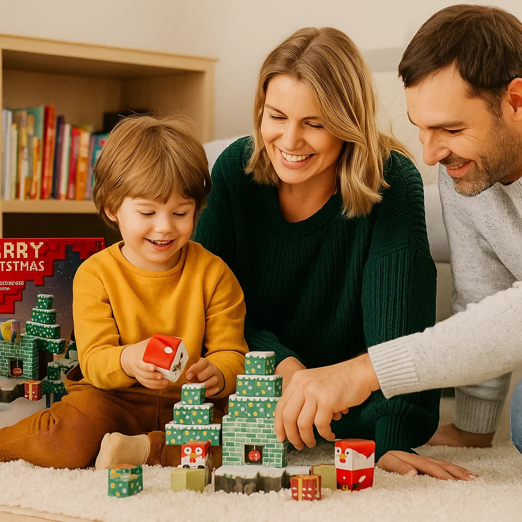 Minecraft™ | Julemagnetiske Byggeklodser – Kreativ Byggeleg