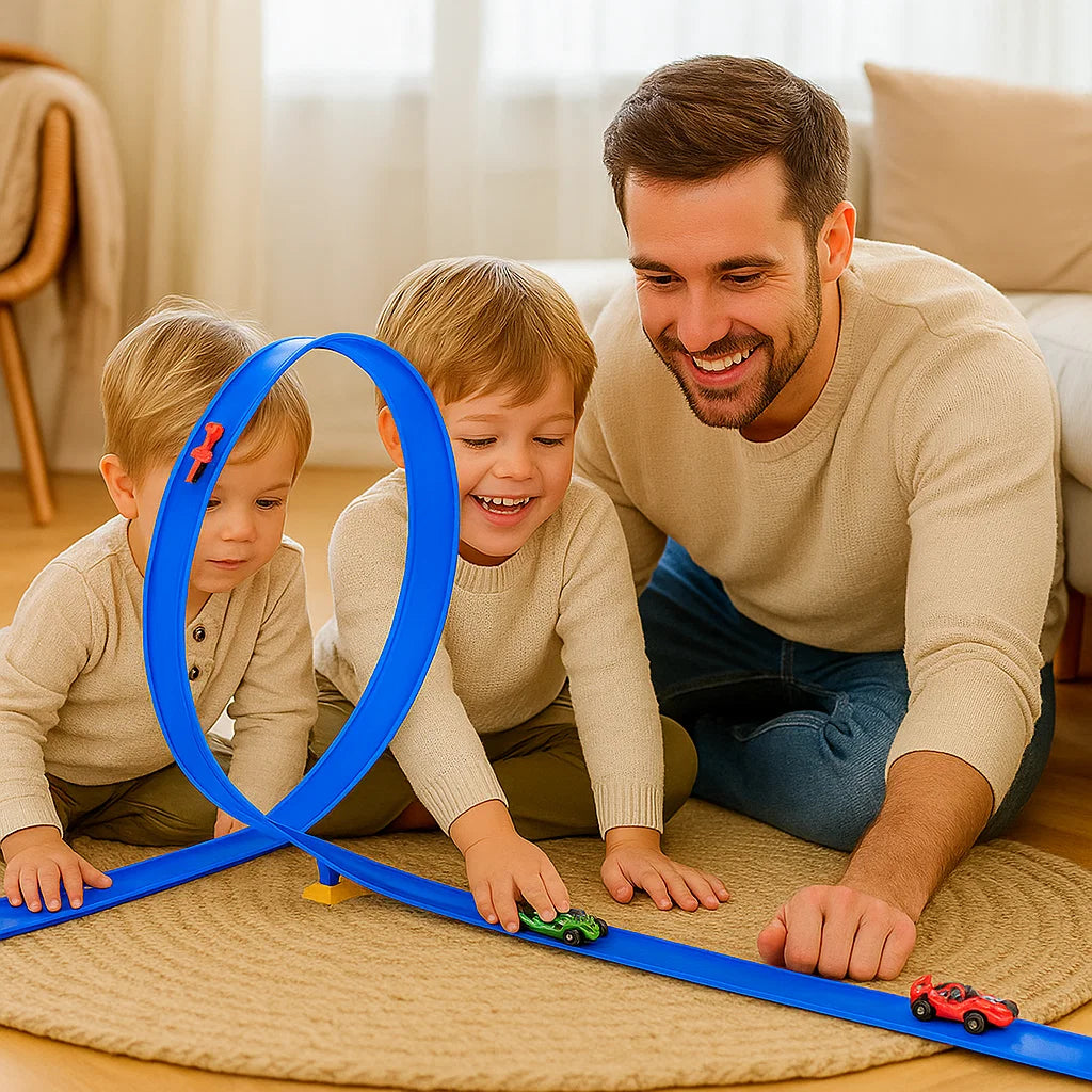 Racerbane™ | Fleksibelt vej-eventyrsæt til børn